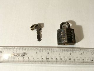 Vintage Reese Lock Company Lancaster Pennsylvania Padlock Made In Usa With Key