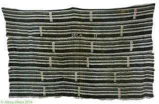 Indigo Dyed Textile Handwoven Old Cloth African Art Was $95.  00
