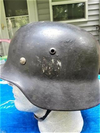 Ww2 German Army Helmet M40 Sd Size 66 Untouched - Vet Bring Back