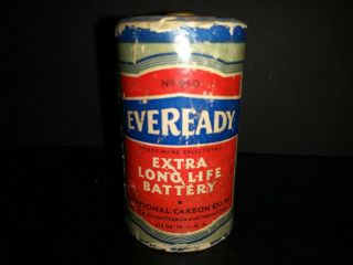 Eveready Old Vintage Size D Battery No 950 Expiration Date 1932 3