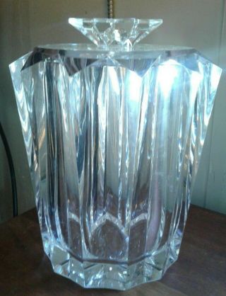 Vintage Acrylic Lucite Ice Bucket Star