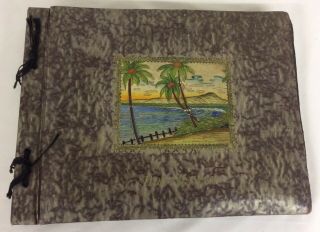 Vtg Hawaii Pearl Harbor Military Base Wwii Us Army Photo Album Ships Tank Planes