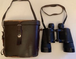 Vintage Ww2 German Binoculars 10x50 Dienstglas Cxn 365851 Clear Lens