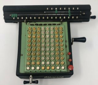 Vintage Monroe Adding Machine Calculator Model L160 - X