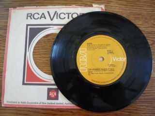 Abba.  Winner Takes It All / Elaine 7 " Rca Victor Records.  Zealand Pressing