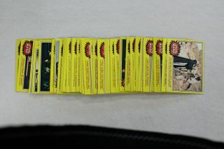 1977 Topps Star War 3rd Series 3 Complete 66 Yellow Card Set