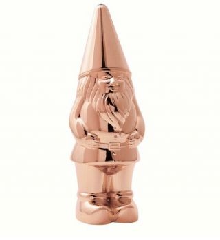 Elyx Boutique Copper Gnome Drinking Vessel With Copper Straw