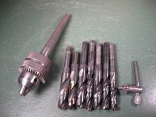 Old Vintage Machining Tools Machinist Premium Drill Chuck Long Shaft