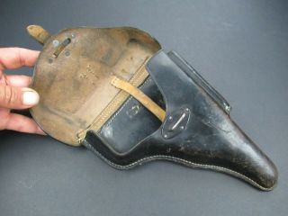 P 38 1943 Karl Weiss Waa392 Wwii German Holster - Mauser Walther P38 Luger P08
