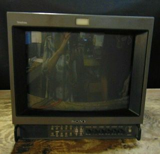 Sony Trinitron High Resolution Vintage Monitor Model Pvm - 14m2u