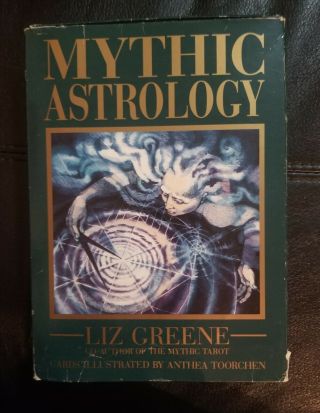 Vintage Mythic Astrology Boxed Set - Liz Greene - Cards Cloth Book & Notepad
