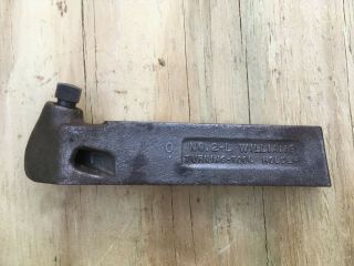 J.  H.  Williams & Co.  No.  2 - L Turning - Tool Holder Lathe Vintage Drop - Forged In Usa