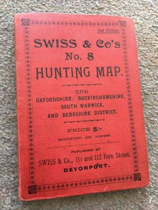 Swiss & Co Hunting Map No.  8 2nd Edition