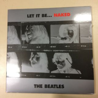 The Beatles - Let It Be.  Naked (parlophone) Lp Plus Book & 7 Inch Record 2003