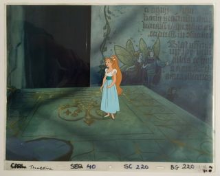 Don Bluth - Thumbelina - 1994 - one set - up signed and two promotion cels 2