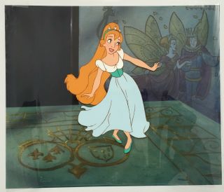 Don Bluth - Thumbelina - 1994 - one set - up signed and two promotion cels 3
