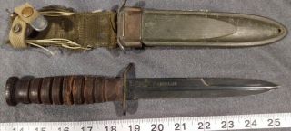 Vintage Wwii Us M3 Camillus Trench Knife