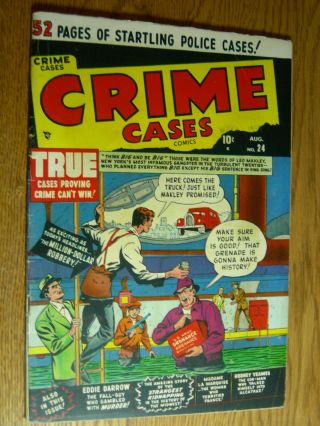 Crime Cases Comics 24 F The Million Dollar Robbery True Crime