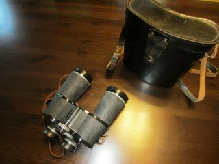 Vintage Binoculars Bpc 10x50 Bercut W/leather Case Made In Ussr Soviet Russian