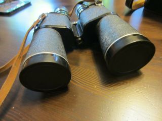 Vintage Binoculars BPC 10x50 BERCUT w/Leather Case made in USSR Soviet Russian 2