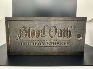 Blood Oath Pact No 4 Wood Box 2018 Kentucky Straight Bourbon Whiskey Mmxv111