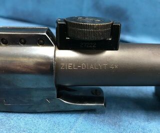 Hensoldt Wetzlar Ziel - Dialyt 4x Scope w/ Winchester 54 Detach Mounts 2