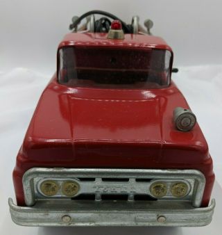 Vintage 1962 - 64 Tonka 926 Toy Suburban Fire Dept.  Truck Pumper W/hose 2