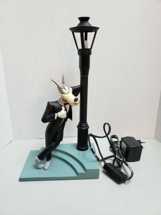 Extremely Rare Tex Avery Demons & Merveilles Wolfie Figurine Lamp Statue