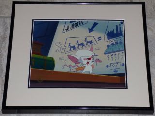 Pinky And The Brain 1995 Framed Production Cel Warner Bros Spielberg