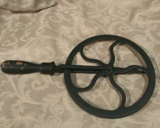 Antique Cast Iron Measuring Wheel - 8 Inch