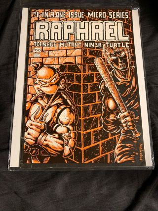 Raphael 1 Mirage 1985 1st Print Teenage Mutant Ninja Turtles Tmnt First Casey