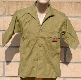 Japanese Soldier Wwii Summer Tropical Short Sleeve With Badge Japan Ww2