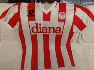 Olympiakos Piraeus Vintage T Shirt Jersey 1993 - 94 Greek Football