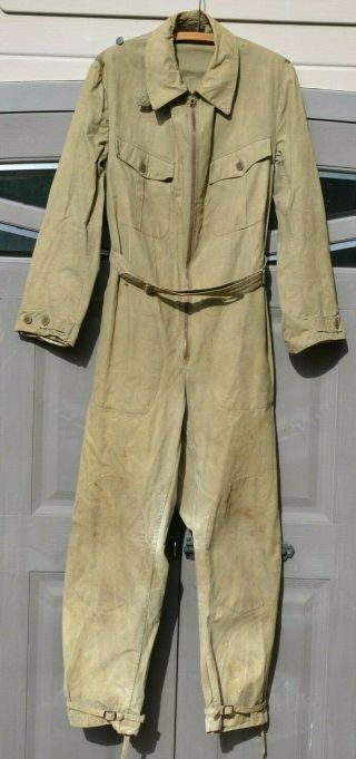 German Wwii Armored Vehicle Overall Mechanic - Crew - Driver Coveralls Suit Ww2