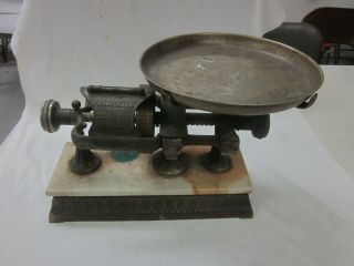 Vintage Micrometer Store Candy Scale Marble Base