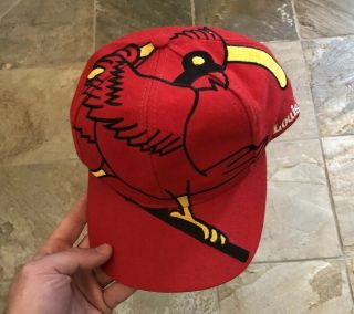 Vintage 90s St.  Louis Cardinals The Game Big Logo Snapback Hat,  Mlb,  All Over