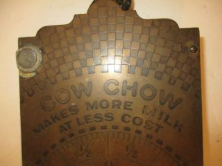 VINTAGE OLD PURINA COW CHOW MILK / FARM SCALE 2