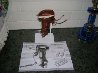 Toy Outboard Motor Johnson 30 Hp.  1956 K&o Fleet Line Toy Boat Ito Vintage
