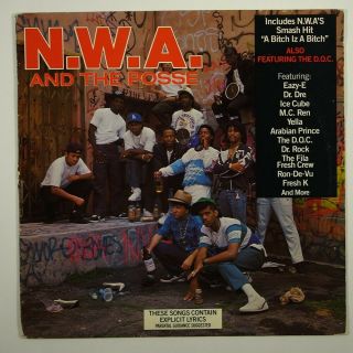 N.  W.  A.  And The Posse " S/t " Rap Hip Hop Lp Ruthless