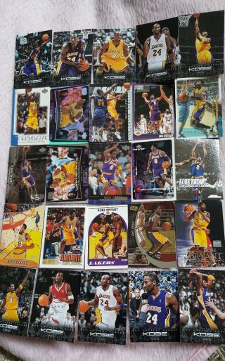 Basketball 25 Kobe Bryant Cards - Los Angeles Lakers Nba Michael Jordan Bonus