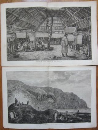 Cook: Views Of Alaska 3 Prints - 1774