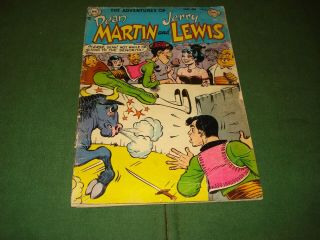 The Adventures Of Dean Martin And Jerry Lewis 4 Comic,  Lower Grade,  1953