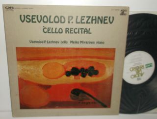 Audio Lab Alt - 1008 Qs Vsevolod P.  Lezhnev Cello Recital Meiko Miyazawa Piano