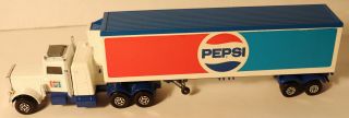 Dte Lesney Matchbox Superkings Sk - 31 Pepsi Peterbilt Refrigerator Truck