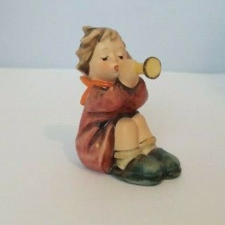 Vintage Collectible Goebel Hummel Figurine " Girl With Trumpet "
