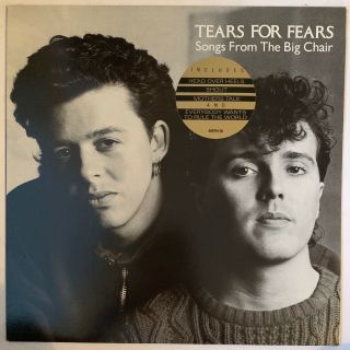 Tears For Fears Songs From The Big Chair Lp Mercury Uk 1985 A2/b1 Matrix Nr