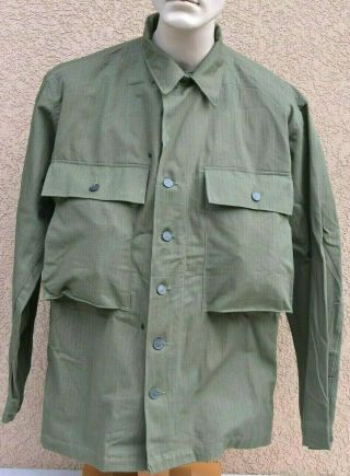 U.  S.  Army Wwii 1942 Jacket Special Herringbone Twill O.  D.  7 Minty Large Size Ww2