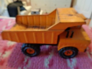Vintage Orange Mighty Tonka Hydraulic Dump Truck