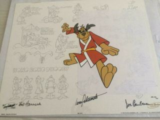 Hong Kong Phooey Model Sheet Hc 20/20 Warner Bros Animation Art Cel