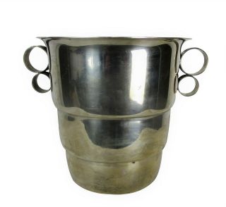Schoup Coppin Art Deco Champagne Wine Cooler Bucket Silver Plated